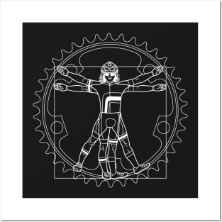 VITRUVIAN CYCLIST Posters and Art